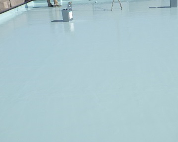 屋上防水　平場ウレタン塗膜防水